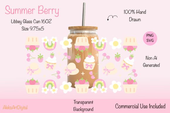 Berry Harvest Glass Can Wrap: A Designer's Review