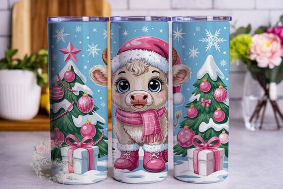 Cute Baby Cow Christmas 20oz Wrap Review