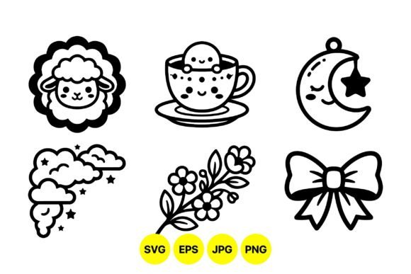 Cute Cartoon Sleepy Night Icons: A Designer's Review