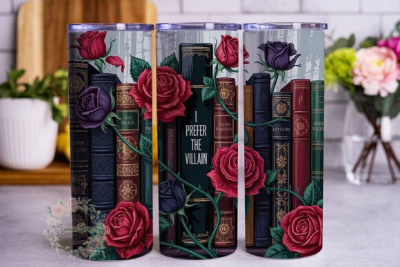Gothic Book Rose 20oz Tumbler Wrap: A Designer's Review