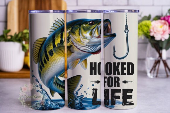 Hooked for Life Bass Fishing Wrap