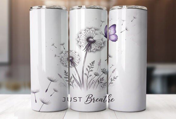 Just Breathe Dandelion Butterfly Tumbler Review