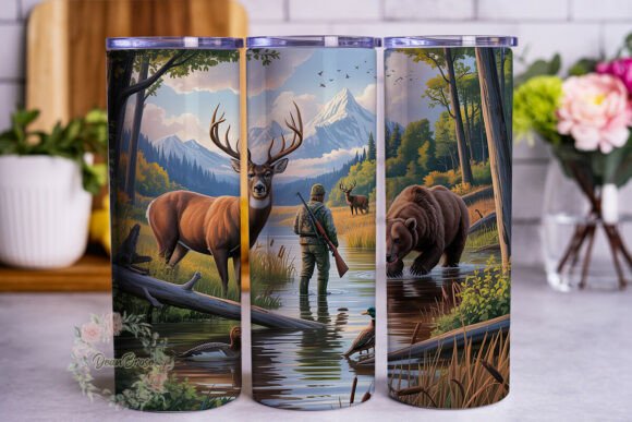 Majestic Wildlife Forest 20oz Tumbler Design Review