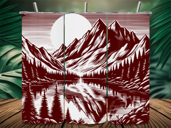 Mountain Pine Forest Lake Tumbler: A Designer's Review