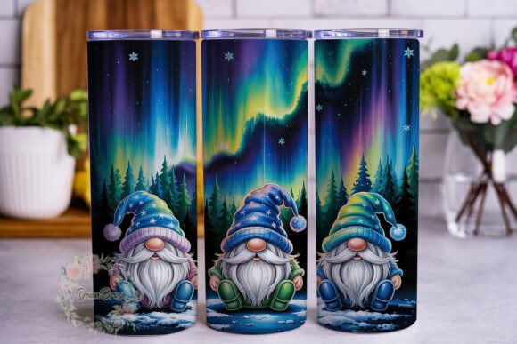 Review: Magical Gnome Aurora 20oz Tumbler Wrap Design