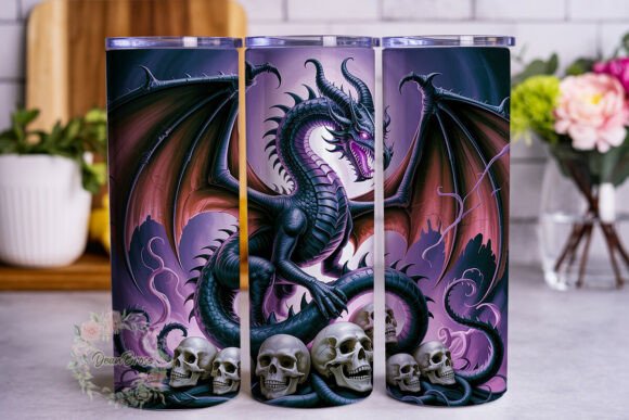 Review: Purple Dragon Skull 20oz Tumbler Wrap for Crafters