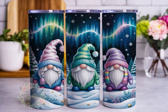 Review: Winter Gnome Aurora 20oz Tumbler Wrap Design
