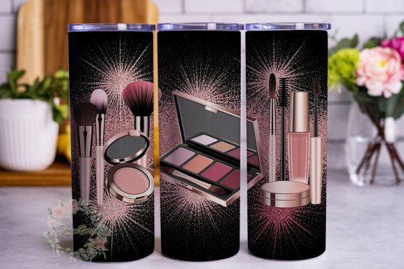 Rose Gold Makeup 20oz Tumbler Wrap Review