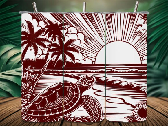 Sea Turtle Tropical Sunrise Tumble Review