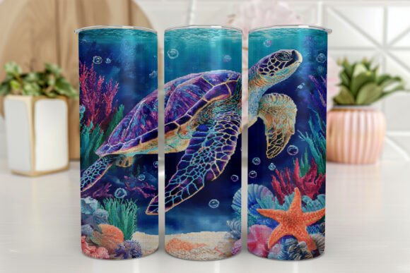 Sea Turtle Watercolor 20oz Skinny: A Designer's Review