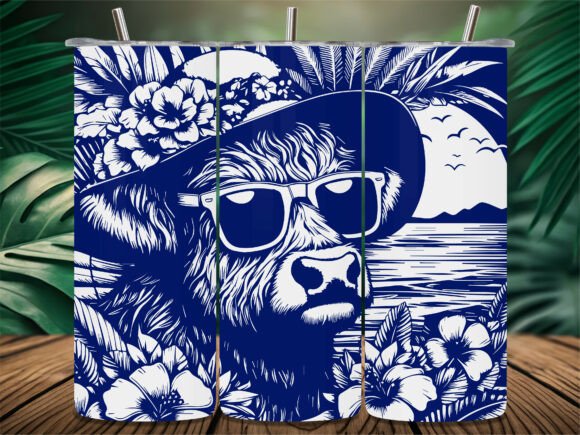 Summer Cow Sunglasses Tumbler: A Designer's Take