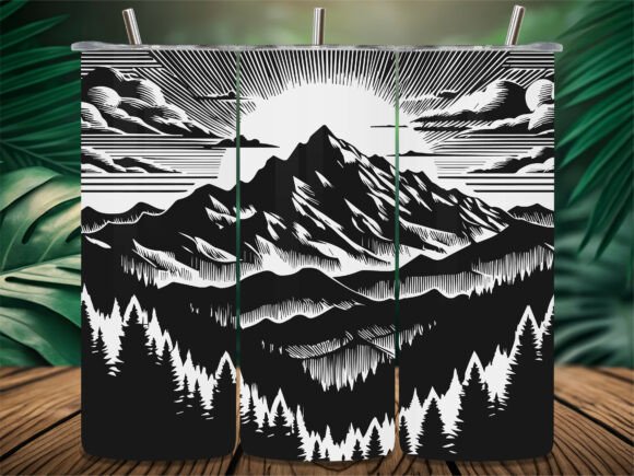 Sunset Mountain Wild Wood Tumbler: A Designer's Review